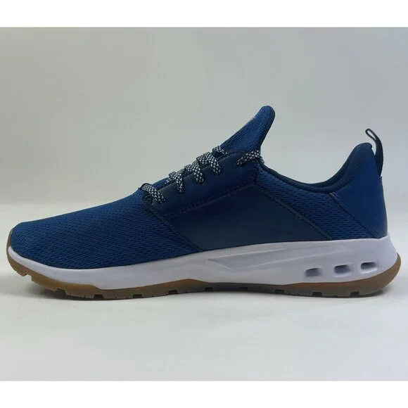 Columbia Crystal Springs PFG Mens Lace Up Blue White Shoes Fishing YM7820-469 - Picture 3 of 9